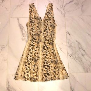 L Space Keyhole Animal print dress